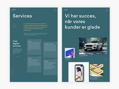 LAIT digital agency agency design digital minimal ui uidesign ux web webdesign website