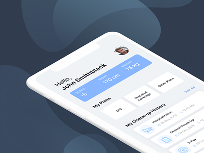 Healthcare App Concept health app healthcare app healthtech medical app mobile design patient portal