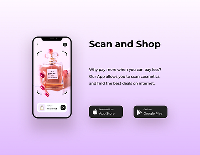 Download App/074 074 74 appstore cosmetics dailyui 074 download download app google play store scan scanning