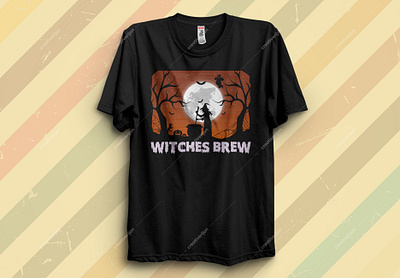 WITCHES BREW T-SHIRT DESIGN art clothing design fashion funny t shirt halloween hoodies shirts teeshirts typography