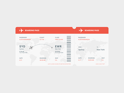 Boarding Pass aircraft airplane boarding boarding pass design ticket ui ux web