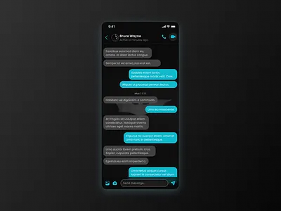 DailyUI day 13 app design minimal ui