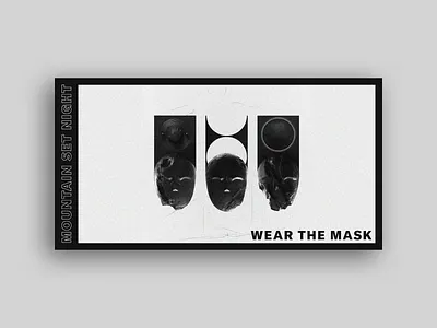 wear the mask be safe coronavirus covid19 dark design electronic electronic music festival festival poster georgia mask mountain music pandemia poster set sound tbilisi techno virus