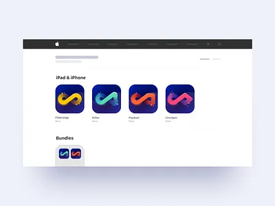 Audiomodern App Store Icons / Concept 01 app apple colorful figma gradient graphicdesign icon instruments ios music music app oblik oblik studio sound store vector