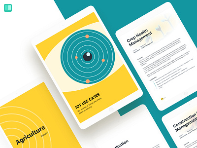 IoT Use Cases eBook design editorial editorial design layoutdesign