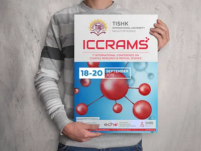 iccrams branding design graphic logo mockup