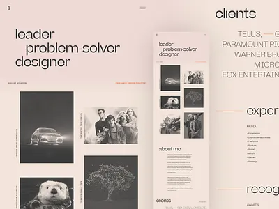 Personal Portfolio design minimal portfolio ui ux web website