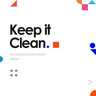 Elements Of Design - Shapes banner design homepage illustration landing mobile page ui