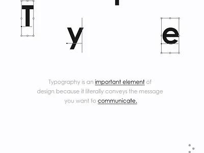 Elements Of Design - Type app branding homepage icon illustration logo typogaphy ui website