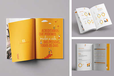 Sustainability Report from Montepio Group annual report editorial editorial design editorial layout layoutdesign