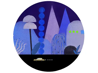 Taxi driver 2020 art artist autumn blue colors creative digitalart draw dribbble illustration illustrator illustrazione inspiration paint september thursday