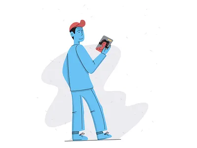 Make onboarding great again animation app chat digital illustration illustration onboarding onboarding illustration onboarding screen pictogram product illustration profile red yellow