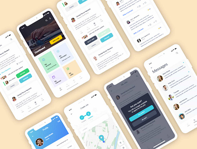 DoctorApp app branding design graphic design illustrator minimal ui ux web website