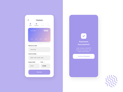 Credit Card Checkout Concept card checkout checkout checkout form checkout ui dailyui dailyuichallenge dailyuidesign mobile purple ui ux