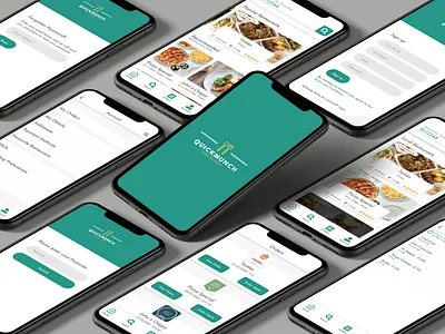 QuickMunch - Food Delivery App Concept app design ui