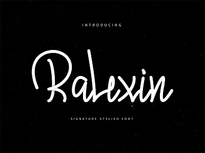 Ralexin Signature stylish font black black white blackandwhite blackletter branding brush calligraphy cool design designs elegant feminine graphicdesign handwritten logo logodesign luxury script scriptfont vector