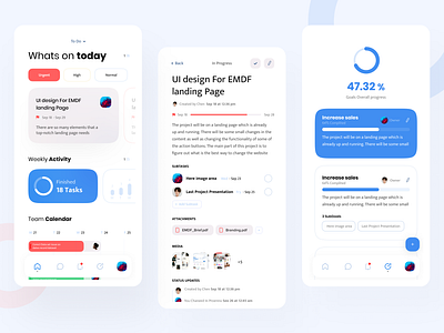 Task management APP android app application colaboration design interface ios ipone layout managment minimal remotework team time typogaphy ui ux