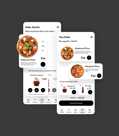 Pizza Delievery Mobile App app branding creative delivery design dribbble flatdesign illustration mobile app mobile app design mobile design mobile ui pizza ui ui ux uidesign ux ux ui ux design vector