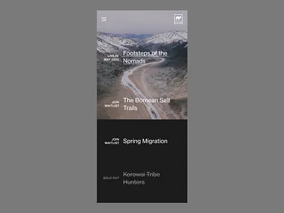 Foundlost—0011 camel challenge drops expedition foundlost itinerary landing list mongolia outdoor travel ui web