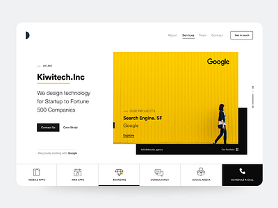 Website Header black black white card ui clean hero banner hero image landing design landing page landing page design product design typography ui ui ux user experience user interface ux website website concept website design white