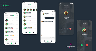 ChatUI - mobile app Design adobe xd app design ui uidesign uiux ux uxdesign web website