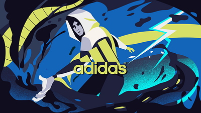 Adidas ZNE 2danimation 3d adidas aftereffects animation branding cheating design designmatters illustration motion motiondesign motiongrapher motiongraphics noir sketch staff pick sugarblood