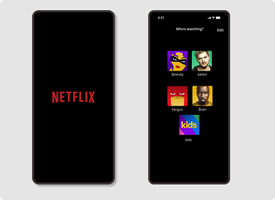 NETFLIX dribble figma graphicdesign illustraion uidesign uiux uxdesign