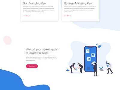 Concept: Landing page - Marketing art design landing page landing page design web design