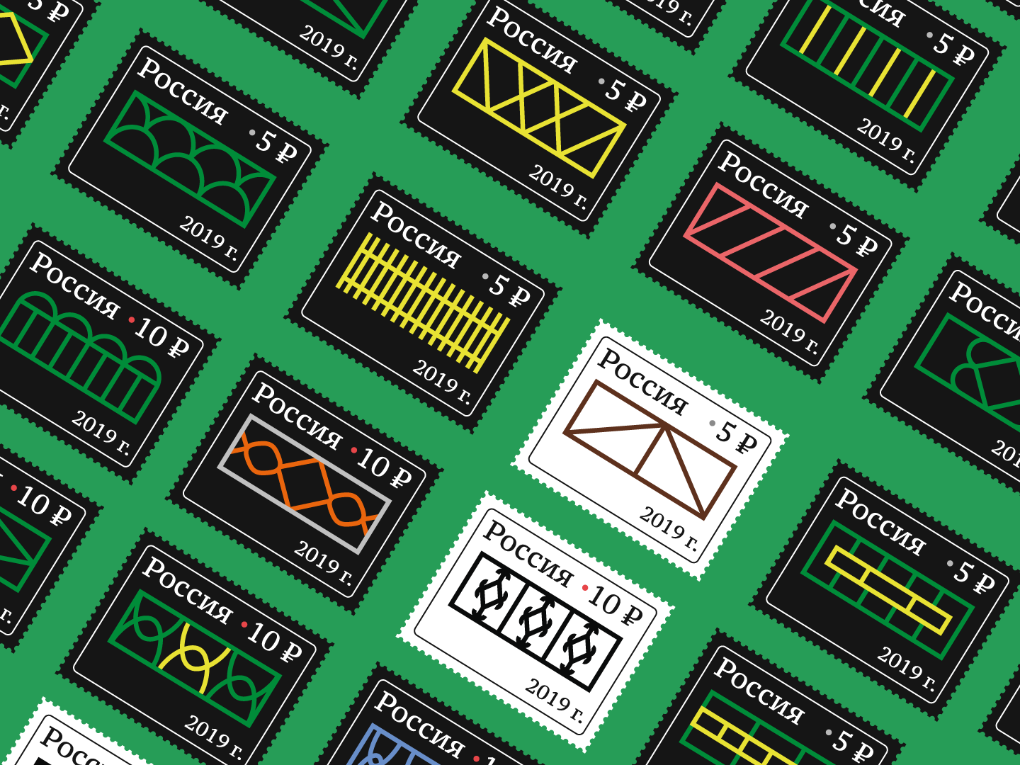 Russian Fences art colorful cosiness culture design fence fences folk mentality moscow national culture pattern popular culture print russia паттерн принт россия