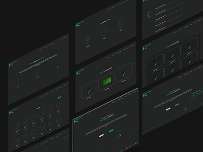 Instruments Inc - Web UI desktop ui flat color minimal color minimal ui neon neon green ui web ui