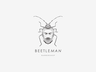 logo concept art beetle branding concept design graphic design illustration illustrator insect logo logotype metamorphosis minimal