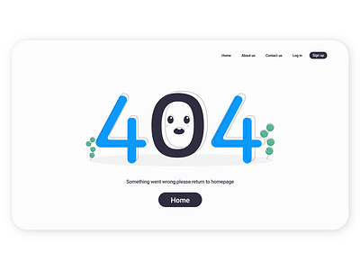 404 Page Web UI daily ui illustration ui ui deisgn web design