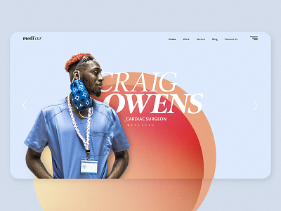 Medi'cur Landing Page - brand brand design brand identity health health care healthcare healthy hospital hospital app hospital logo hospitality hospitals web web design webdesign website website design