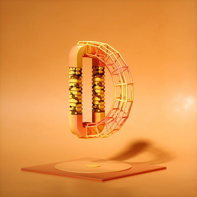 D #36daysoftype 3d 3d art 3d artist 3d designer 3d modeling design designer designers graphic design graphic designer maxon modeling otoy