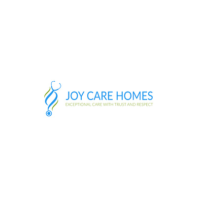 JOY CARE HOMES 2 care careers design home home care icon letter logo logo luxury logo madical medicine monogram logo typography unique logo vector