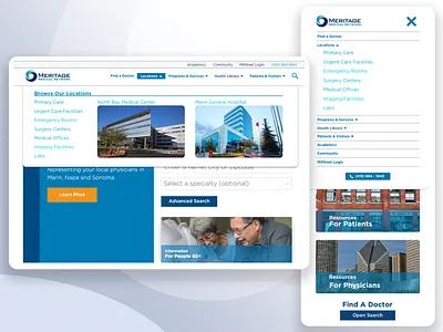 Site Navigation Refresh Concept branding design product design ui ux web