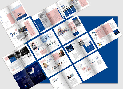 Annual Report Brochure annual report annual report brochure bifold brochure booklet branding brochure business clean corporate elite standard