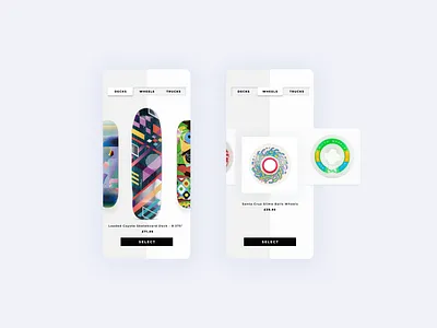 Skateboard App app application design ecommerce figma mobile ui skateboard skateboard app skateboards ui ui design ux design