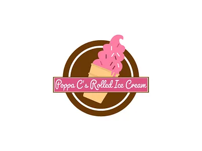 ice crem branding design flat graphic graphic design illustration logo designer logo mark logodesign vector