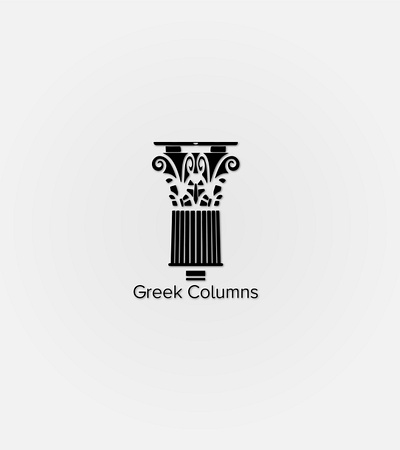 Greek columns logo || Clean Minimal logo logo logodesign logodesigner logodesigns logodesinger logoinspiration logoinspirations logomaker logomarca logomark logomurah logonew logoolshop logoplace logoroom logos logosai logotipo logotype