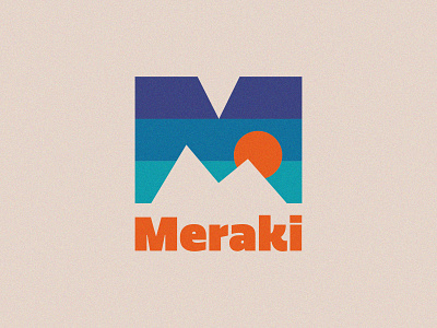 Meraki Logo branding design logo vector