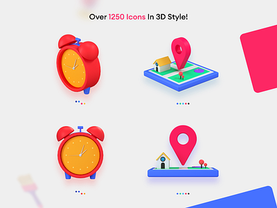 3D Style Icons Pack by iconshock design download icon icons icons design icons pack icons set iconset landing product