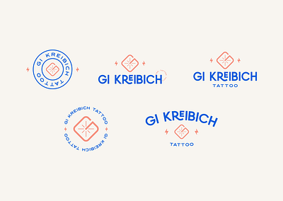 Gi Kreibich Tattoo | Branding brand brand identity branding design identidade visual logo marca minimal personal brand personal logo tattoo tattoo artist tattoo brand tattoo studio