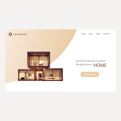 Realtor website branding design figma website