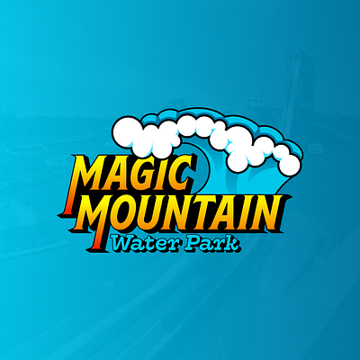 Magic Mountain adobe adobe illustrator amusement park brand branding design identity identity design logo logo design new brunswick water park weeklywarmup