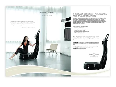 PowerPlate Home Beauty Ad advertising branding design
