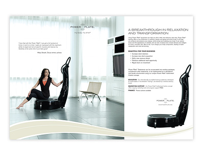 PowerPlate Home Beauty Ad advertising branding design