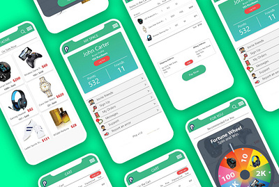 Phiz - Online Store app branding design illustration ui ux website