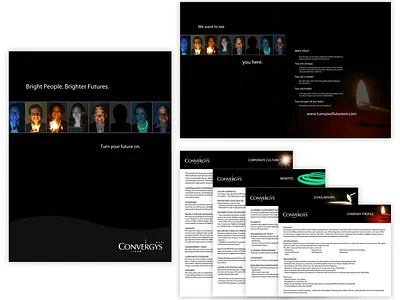 Convergys Recruitment Campaign advertising brochure design campaign design