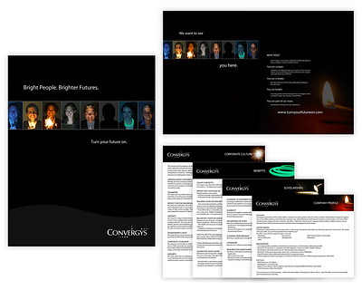 Convergys Recruitment Campaign advertising brochure design campaign design